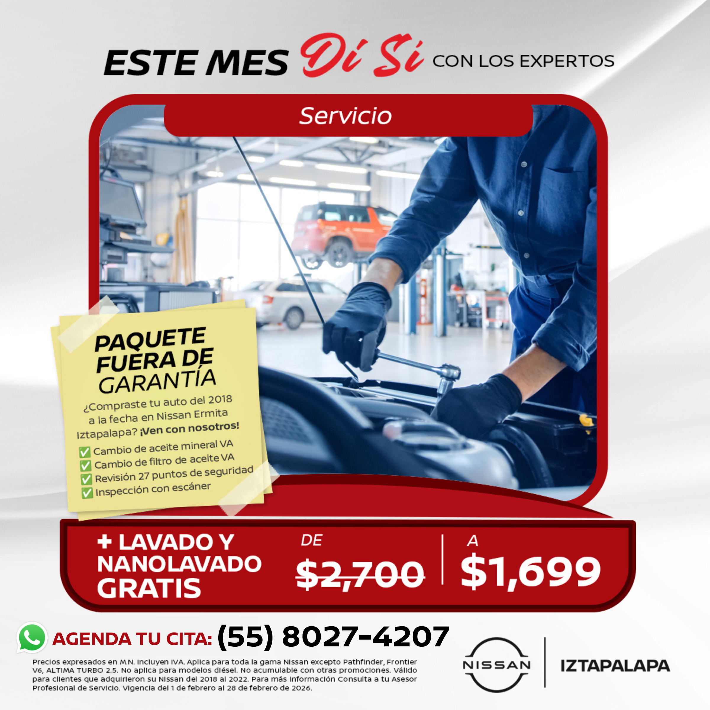 PAQUETE FUERA DE GARANTÍA