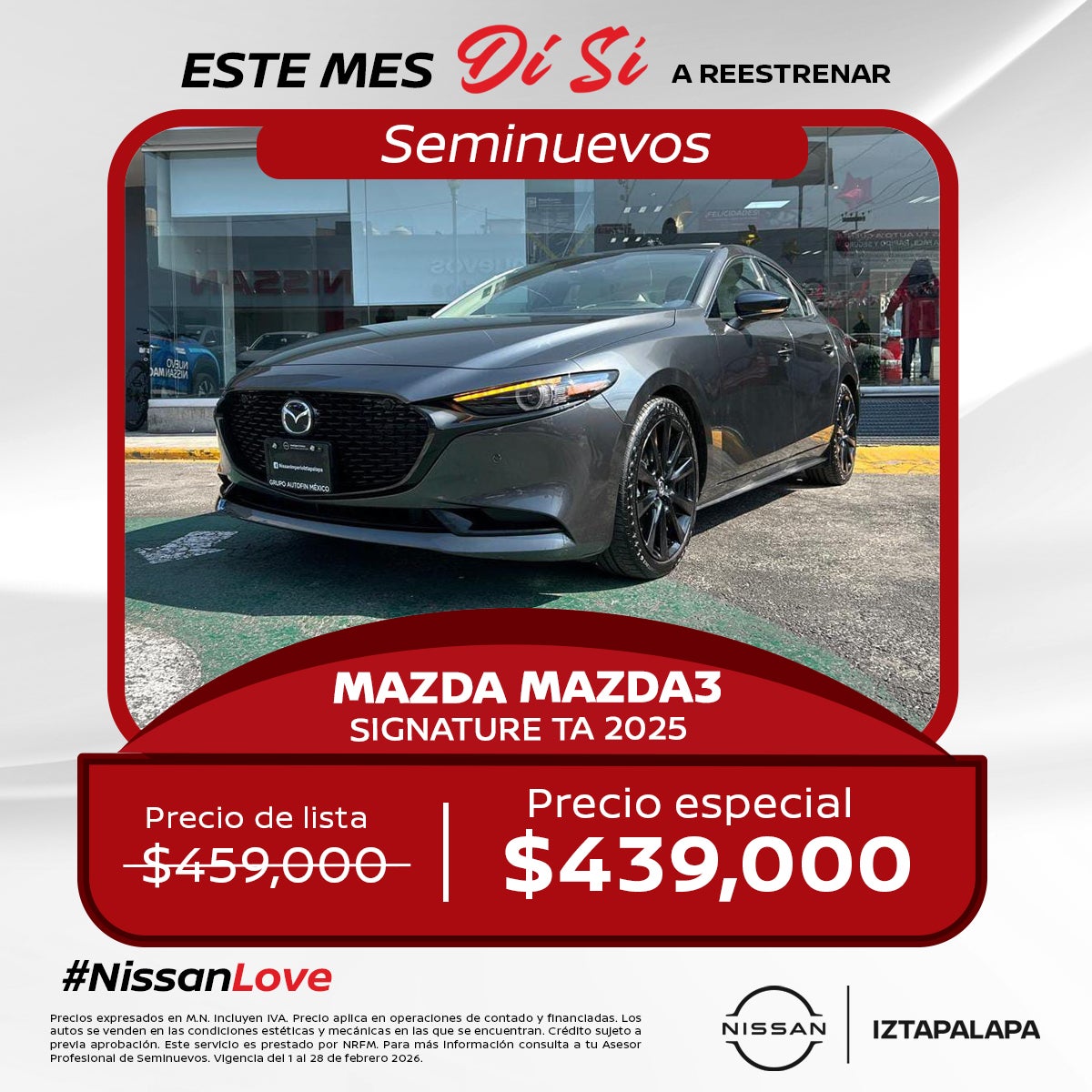 MAZDA MAZDA3 SIGNATURE TA 2025