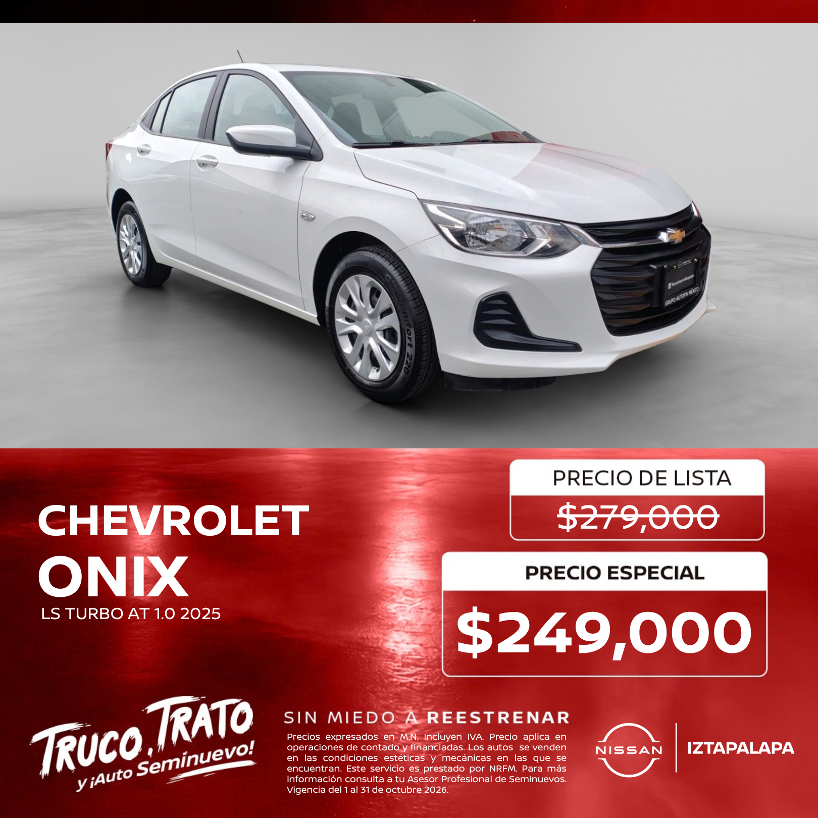 CHEVROLET ONIX LS TURBO 2025