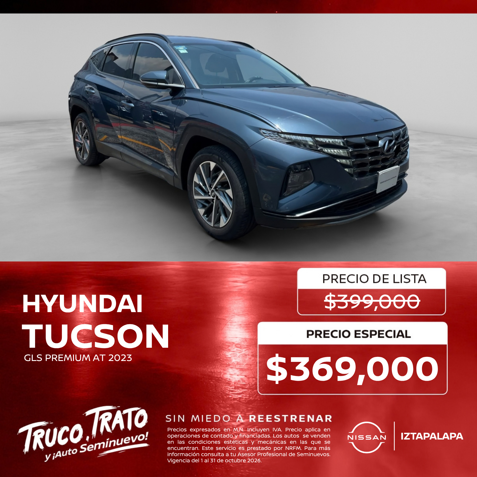 HYUNDAI TUCSON GLS PREMIUM AT 2023