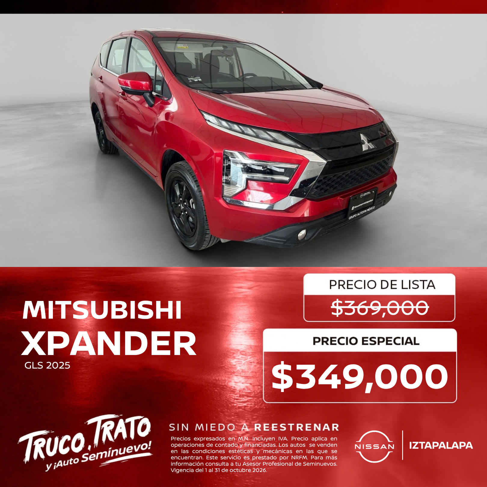 MITSUBISHI XPANDER GLS 2025