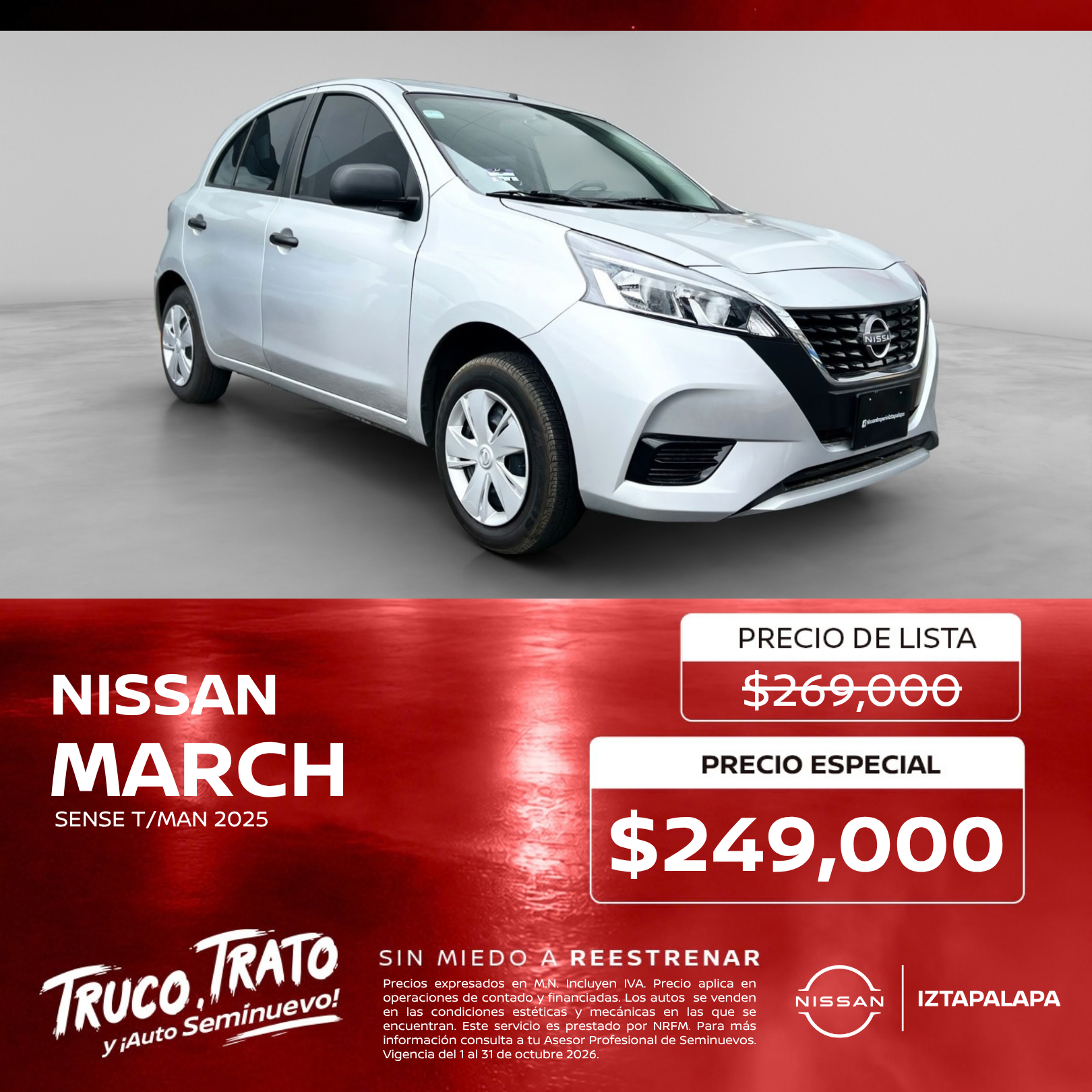 NISSAN MARCH SENSE TM 2025